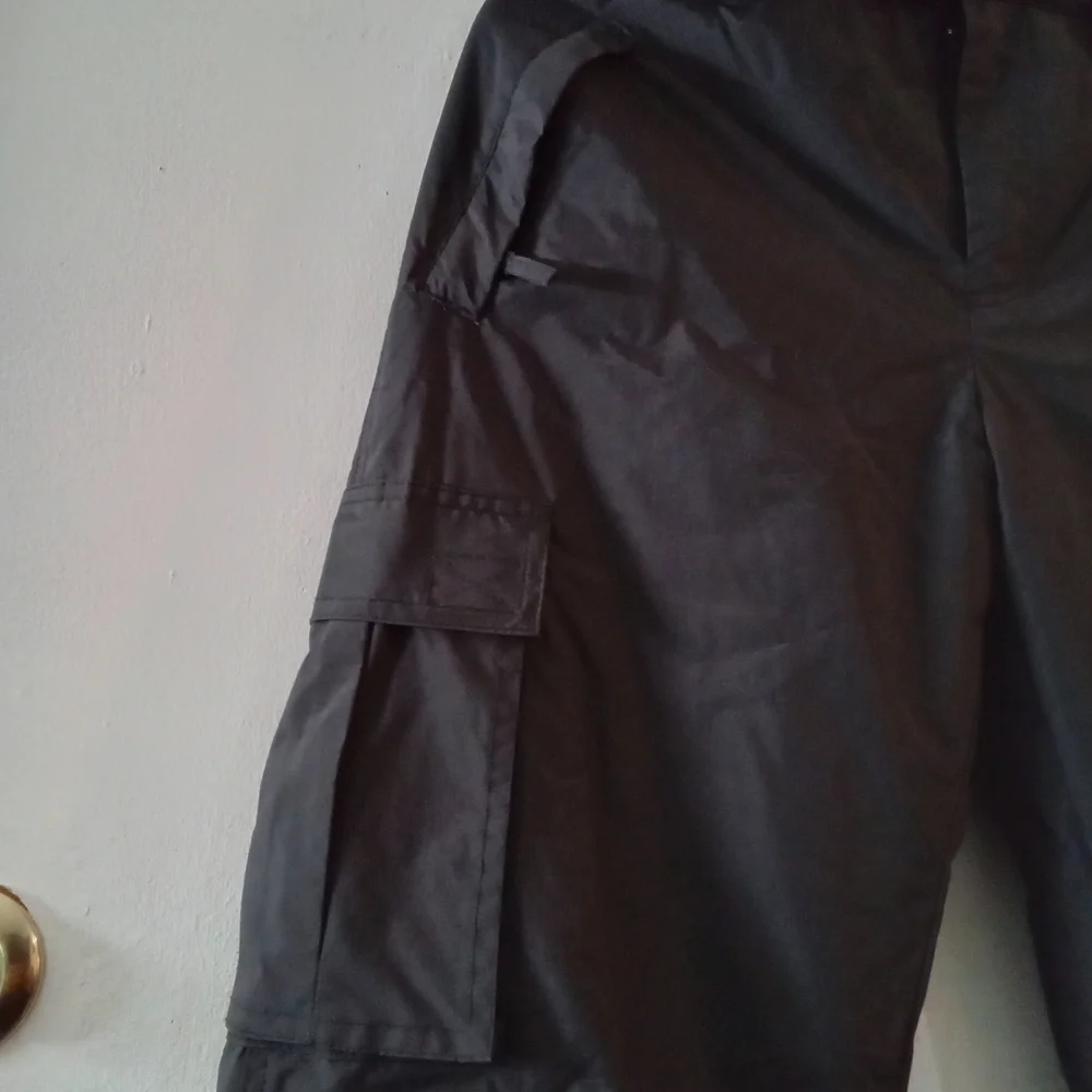 Men's Charcoal Cargo Pants
